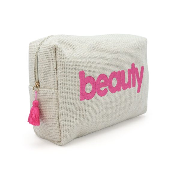 Linen Cosmetic bag-MHCO0208