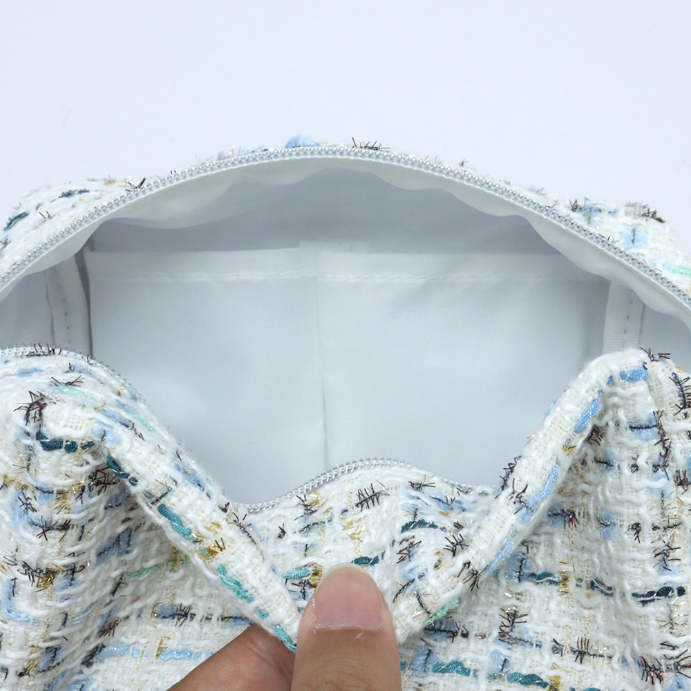 Tweed Cosmetic bag-MHCO0225