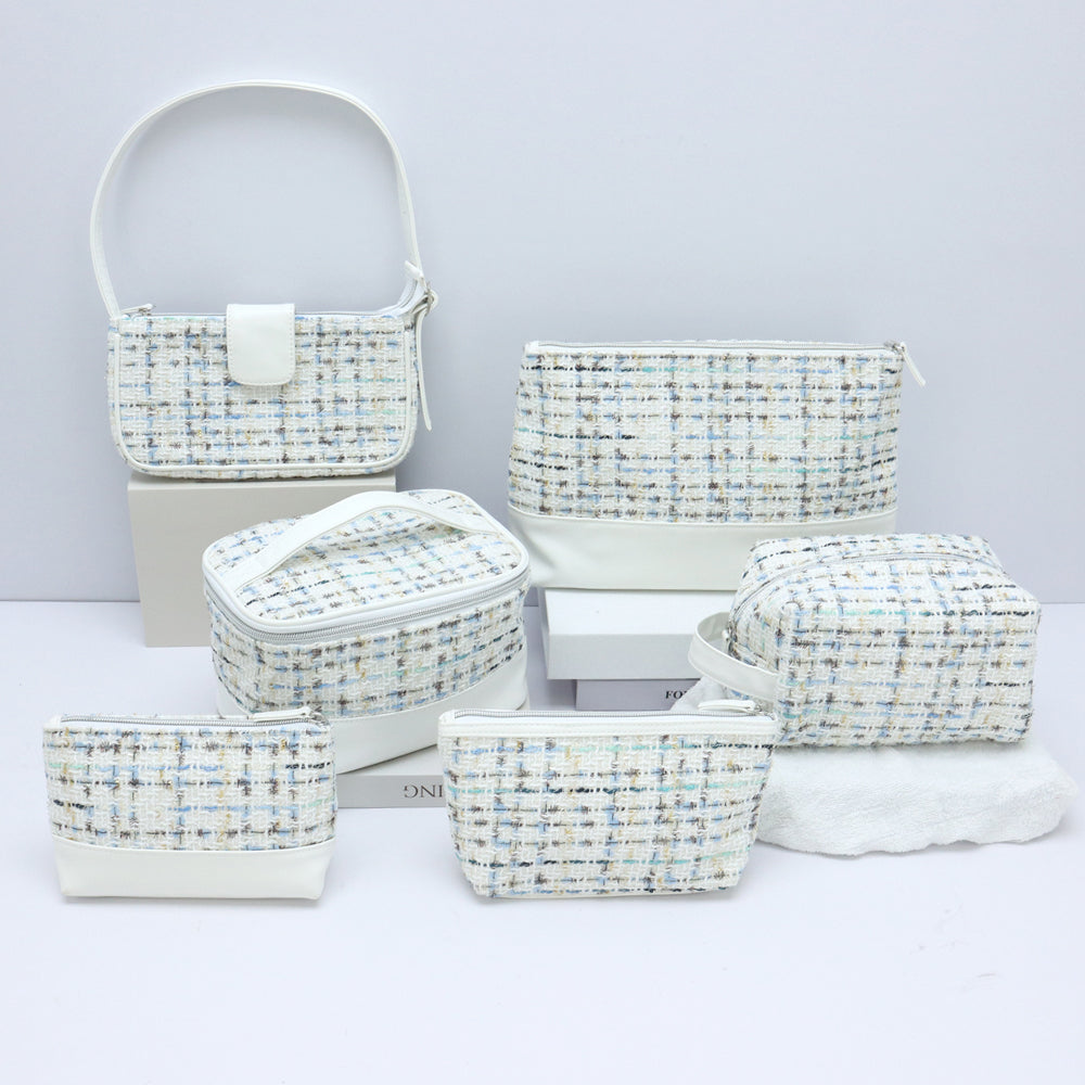 Tweed Cosmetic bag-MHCO0225