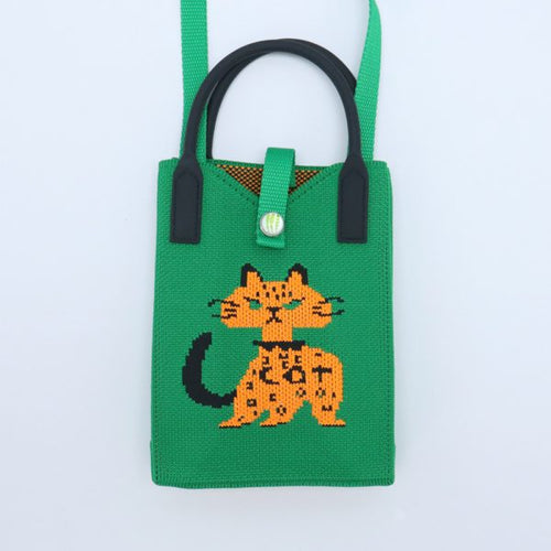 Knit material Mobile phone bag-MHCWMO0242