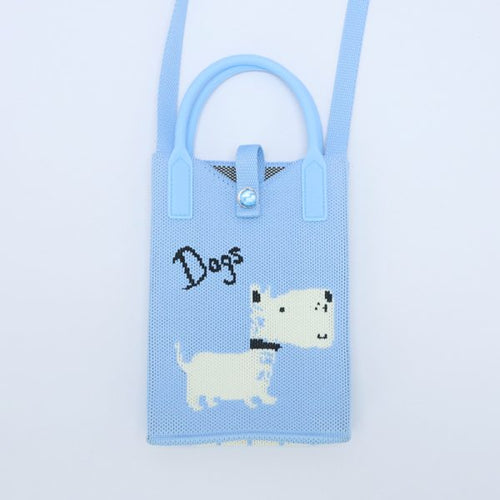 Knit material Mobile phone bag-MHCWMO0243
