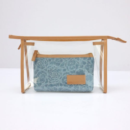 Clear PVC Cosmetic bag-MHCWMO0175