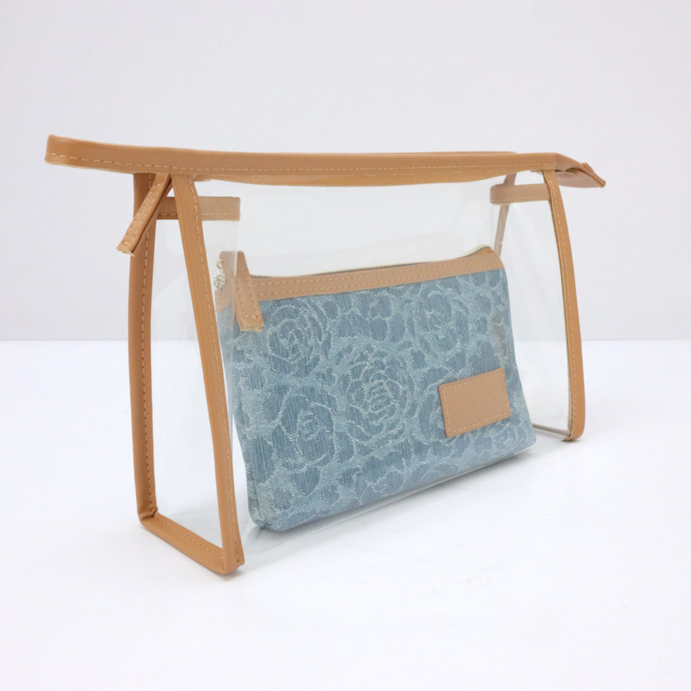 Clear PVC Cosmetic bag-MHCWMO0174