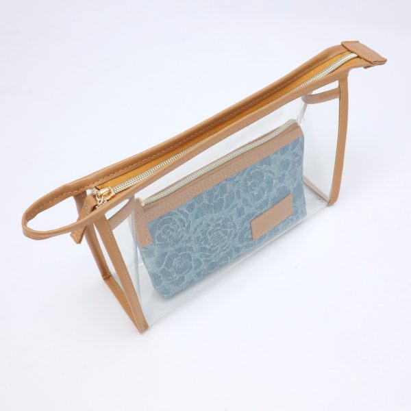 Clear PVC Cosmetic bag-MHCWMO0175