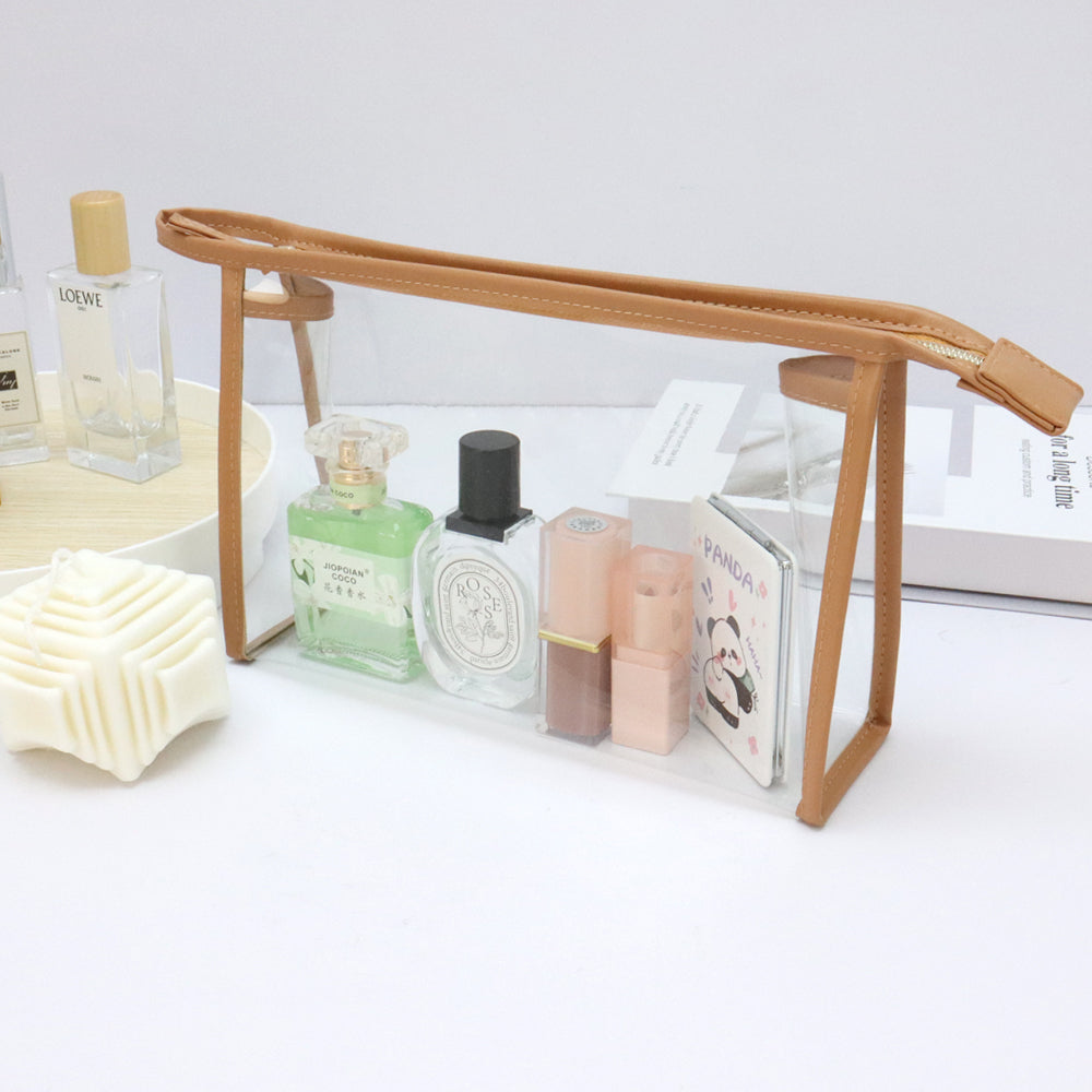 Clear PVC Cosmetic bag-MHCWMO0174