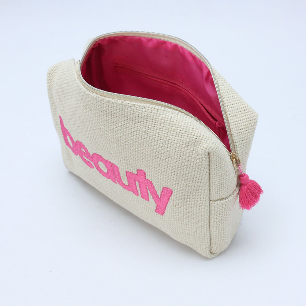 Linen Cosmetic bag-MHCO0208