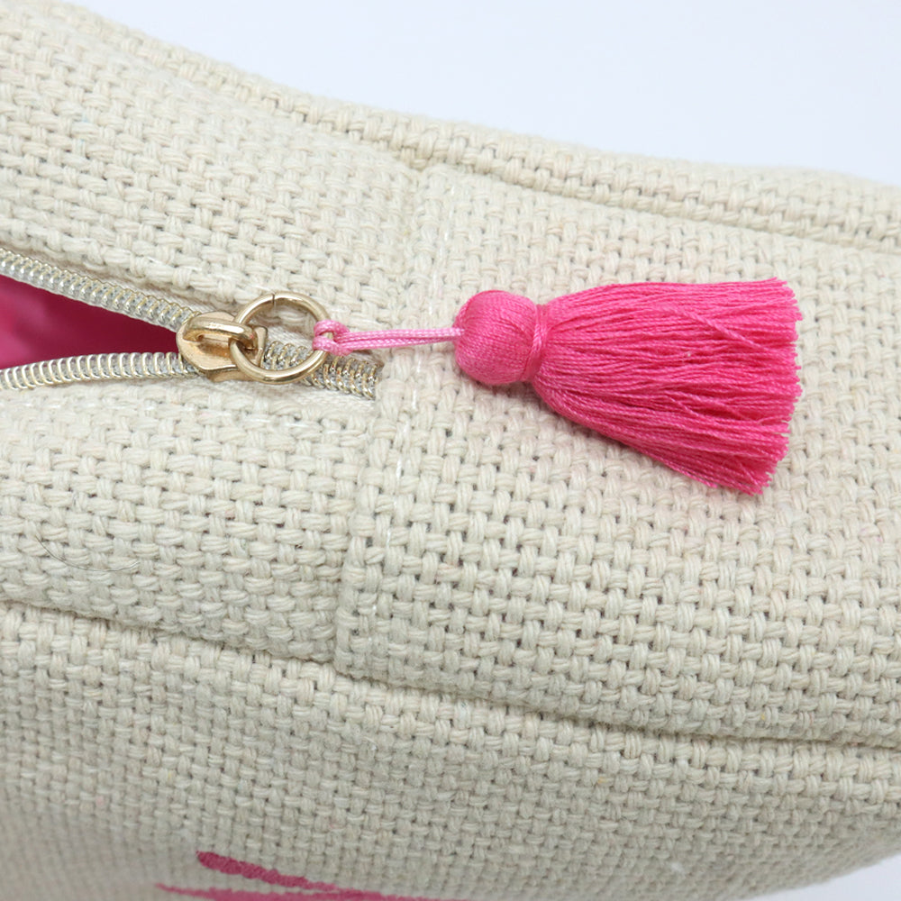 Linen Cosmetic bag-MHCO0208