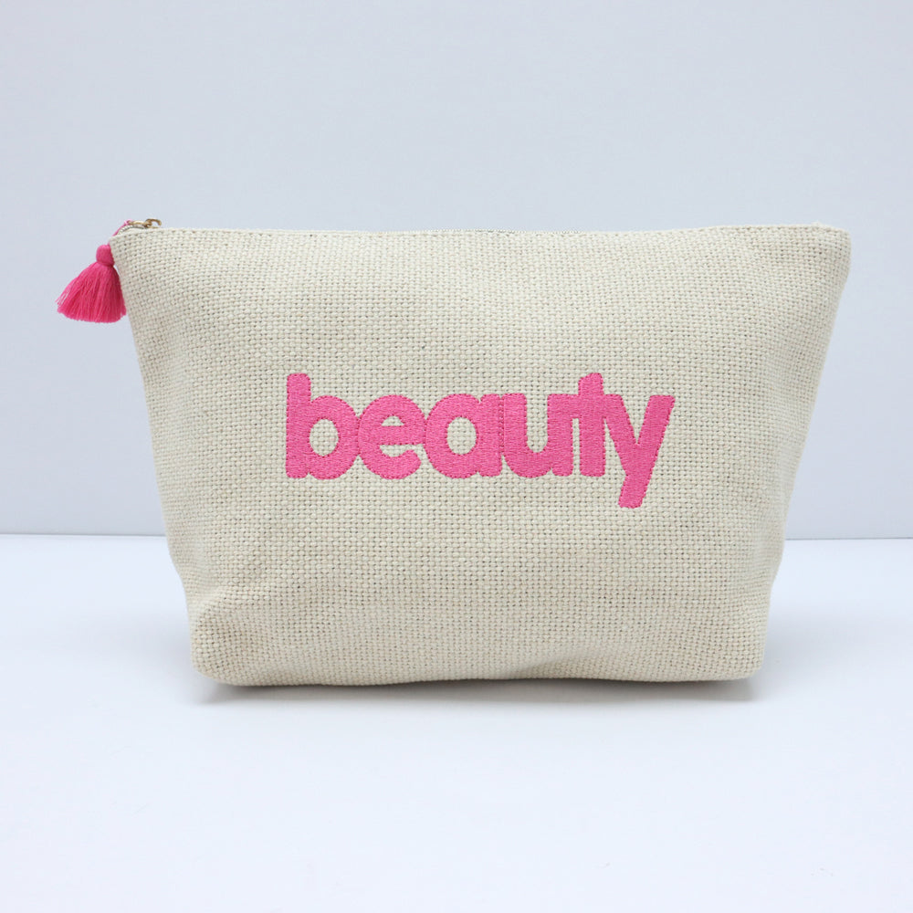 Linen Cosmetic bag-MHCO0209