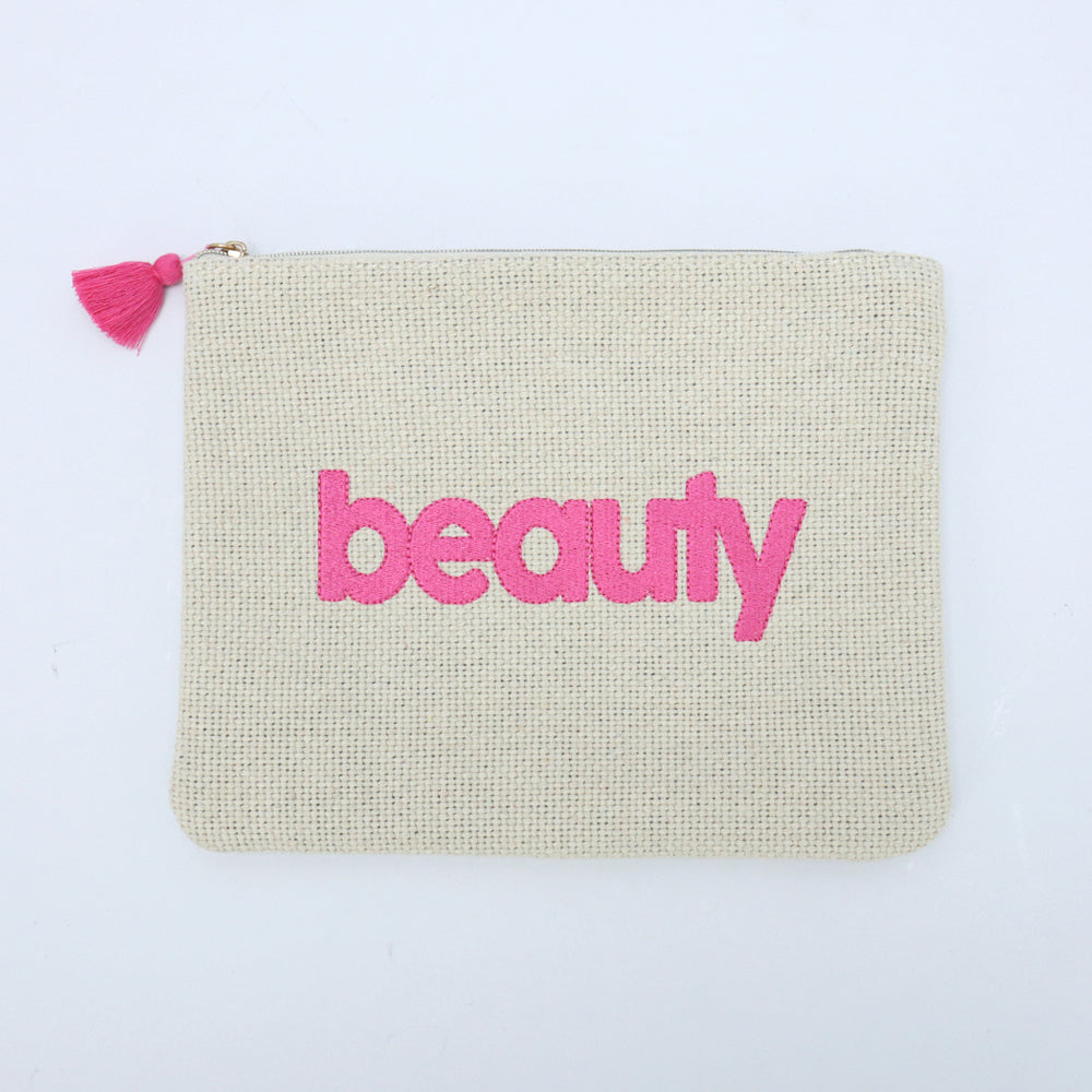 Linen Cosmetic bag-MHCO0210