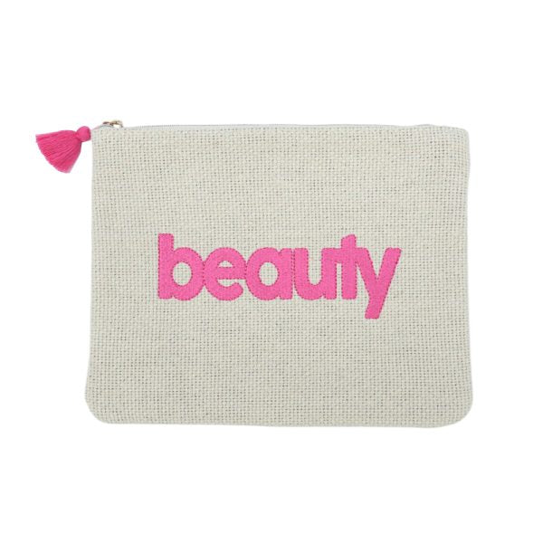 Linen Cosmetic bag-MHCO0210
